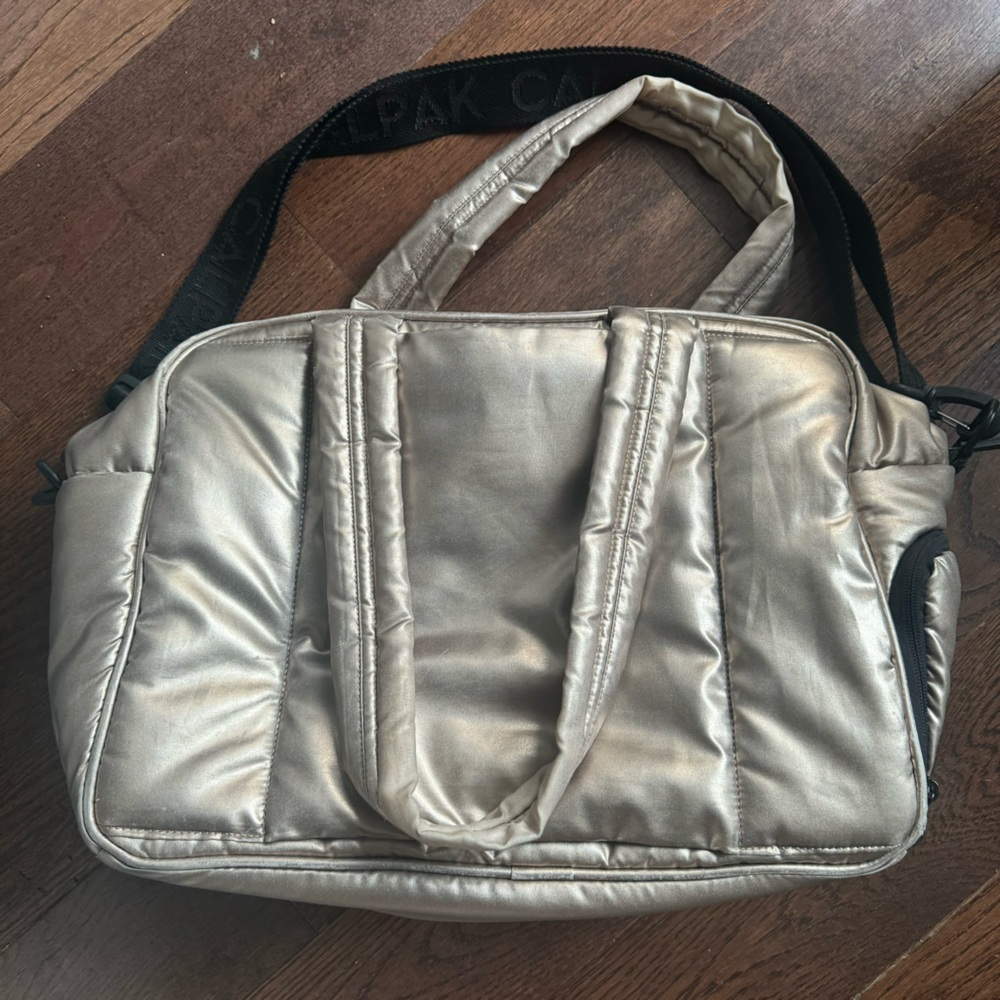 Calpak Luka Large Duffel in Gold - Picture 3 of 5